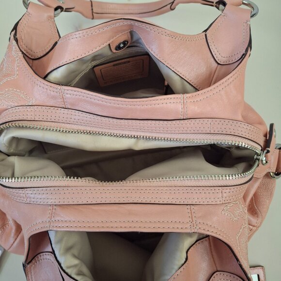 Coach Maddison Maggie bag pink white flowers - Picture 7 of 12